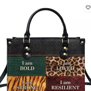 Patchwork Statement Tote Bag - Multicolor